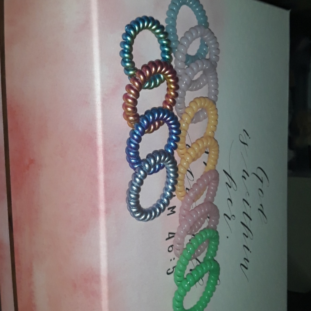 Ponytail holders or bracelets